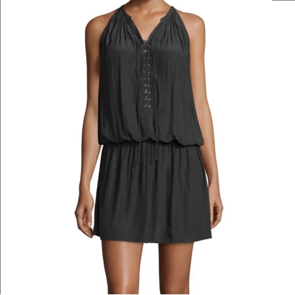 Ramy Brook Emilia popover dress in Black